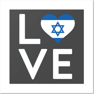 I Love Israel 70ths Anniversary Israeli Patriotic Posters and Art